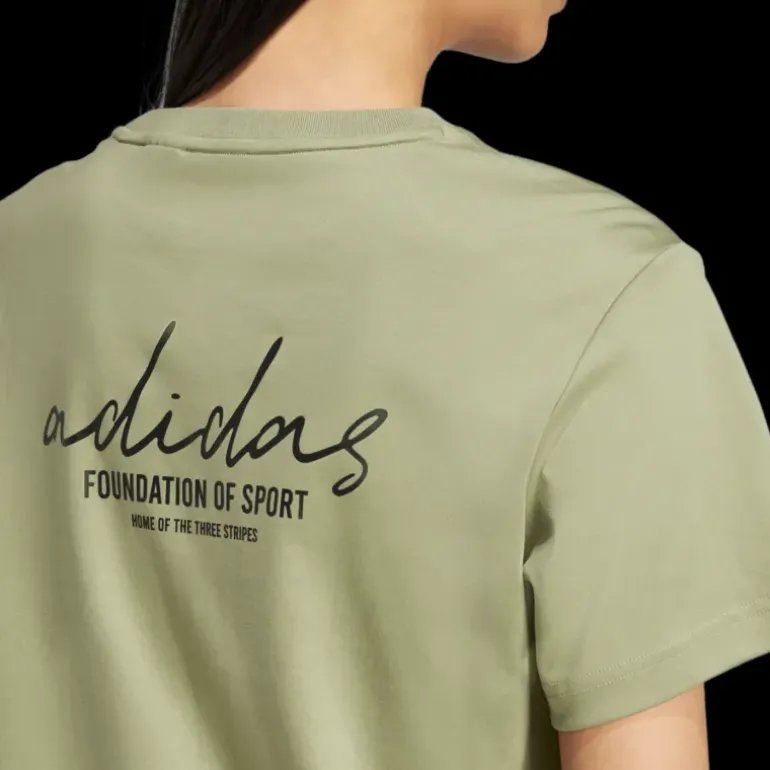 Signature Graphic Print T-Shirt, t-shirt, dam - Fritids-T-Shirt - Signature Graphic Print T-Shirt, t-shirt, dam