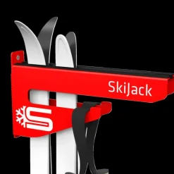 Skijack Skihanger Wall Red 300mm 24/25, skidupphängningskrokar - Längdåkningstillbehör - Skijack Skihanger Wall Red 300mm 24/25, skidupphängningskrokar