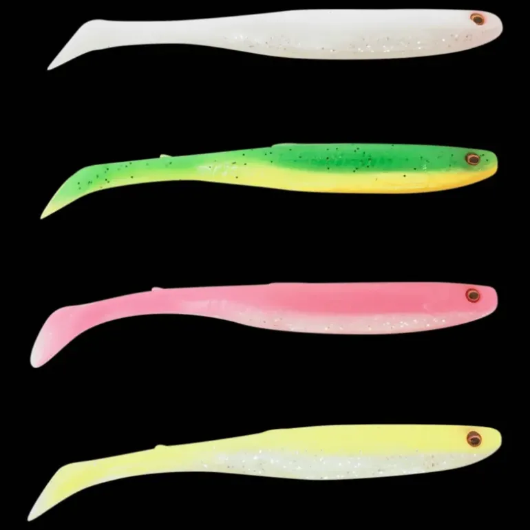 Slender Scoop Shad 9cm 4g 4pcs, softbait - Dragset - Slender Scoop Shad 9cm 4g 4pcs, softbait