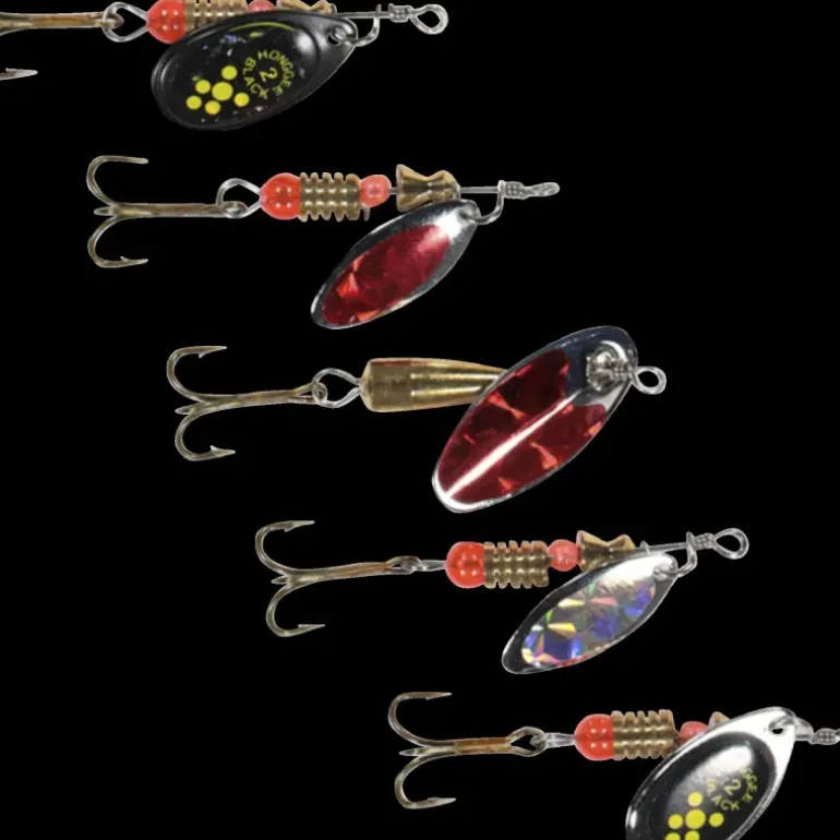 Spinnarsortiment 5-pack w/box, spinnar-set - Dragset - Spinnarsortiment 5-pack w/box, spinnar-set