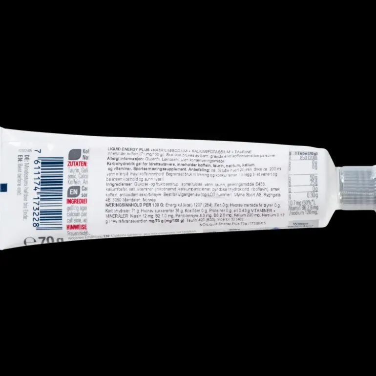 Sponser Liquid Energy Plus-tub, energigel - Gels - Sponser Liquid Energy Plus-tub, energigel