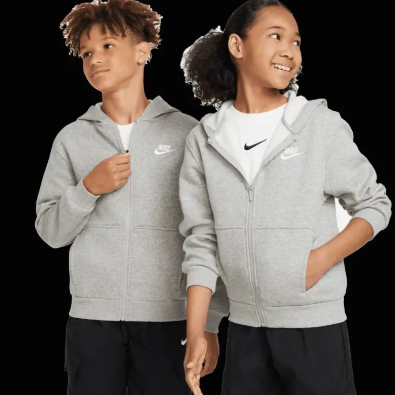 Sportswear Club Fleece, huvjacka junior - Fritidströjor - Sportswear Club Fleece, huvjacka junior