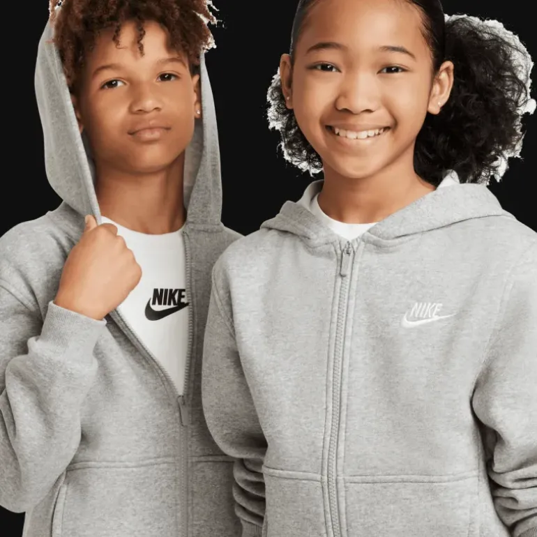 Sportswear Club Fleece, huvjacka junior - Fritidströjor - Sportswear Club Fleece, huvjacka junior