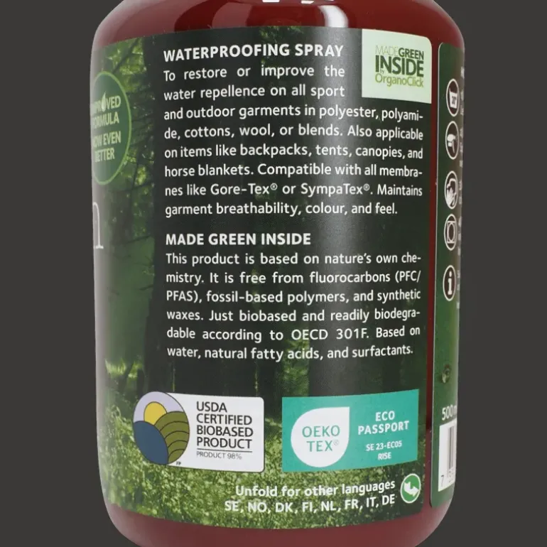 Spray-on Textile Waterproofing 500 ml 23/24, impregnering - Skovård - Spray-on Textile Waterproofing 500 ml 23/24, impregnering