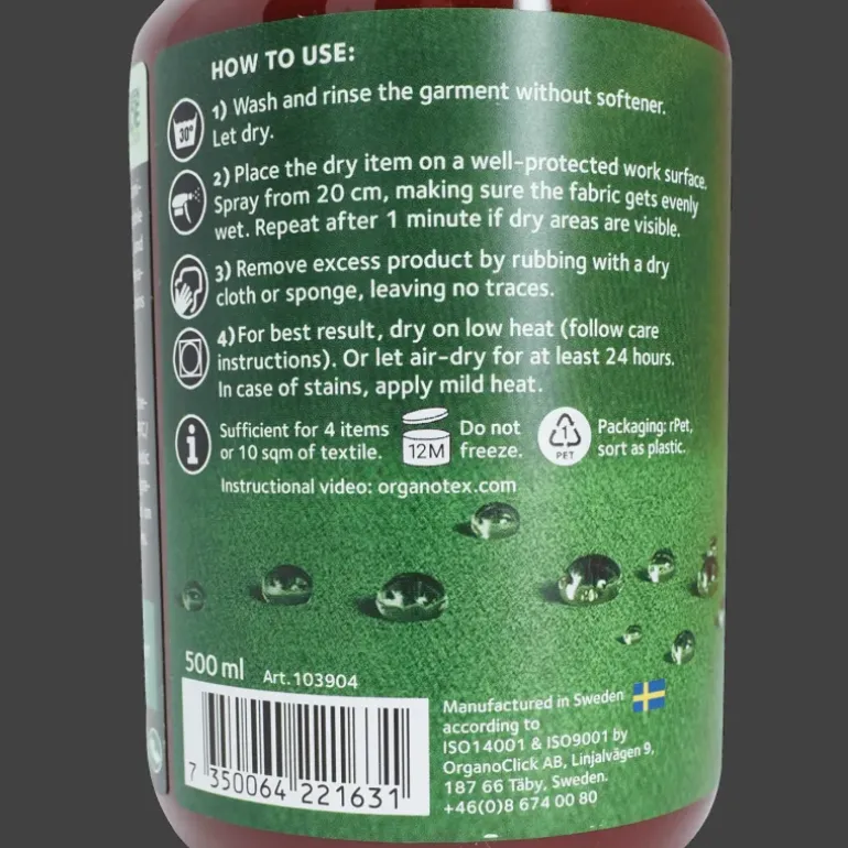 Spray-on Textile Waterproofing 500 ml 23/24, impregnering - Skovård - Spray-on Textile Waterproofing 500 ml 23/24, impregnering