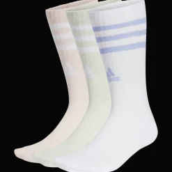 3-Stripes Cushioned Crew Socks 3 Pairs, strumpor, unisex - Bomullsstrumpor - 3-Stripes Cushioned Crew Socks 3 Pairs, strumpor, unisex