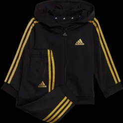 3 Stripes Shiny Tracksuit, tracksuit, junior - Träningsset - 3 Stripes Shiny Tracksuit, tracksuit, junior