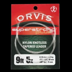 Super Strong Knotless Leaders 2-pack, 9', 3x - Fluglina - Super Strong Knotless Leaders 2-pack, 9', 3x