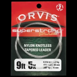 Super Strong Knotless Leaders 2-pack, 9', 3x - Fluglina - Super Strong Knotless Leaders 2-pack, 9', 3x