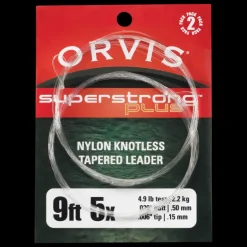 Super Strong Knotless Leaders 2-pack, 9', 1x - Fluglina - Super Strong Knotless Leaders 2-pack, 9', 1x