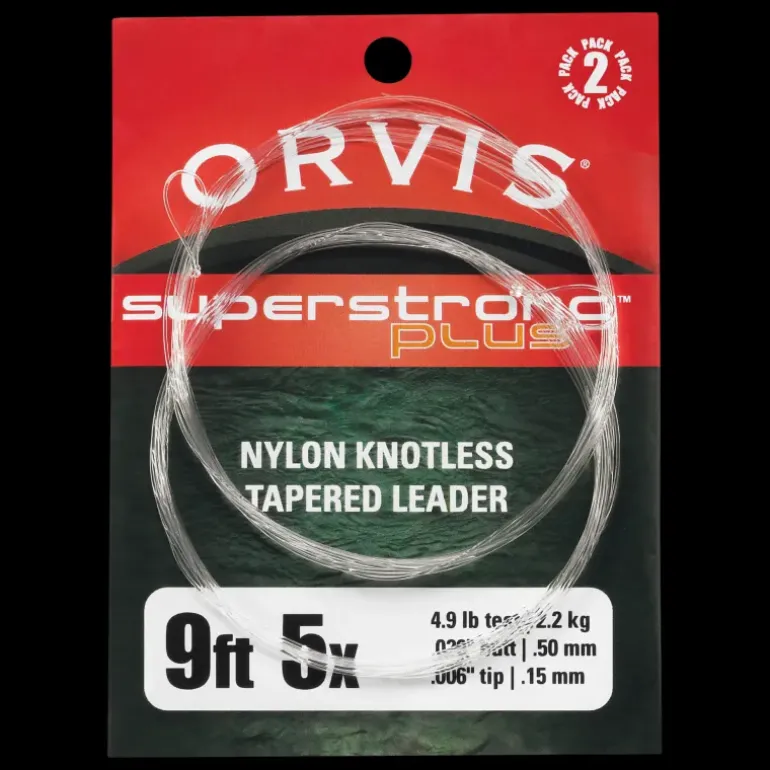Super Strong Knotless Leaders 2-pack, 9', 1x - Fluglina - Super Strong Knotless Leaders 2-pack, 9', 1x