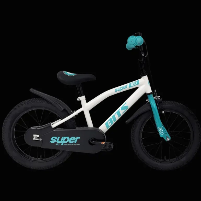 Super 16 WHITE/GREEN 25, barncykel - Barncykel - Super 16 WHITE/GREEN 25, barncykel