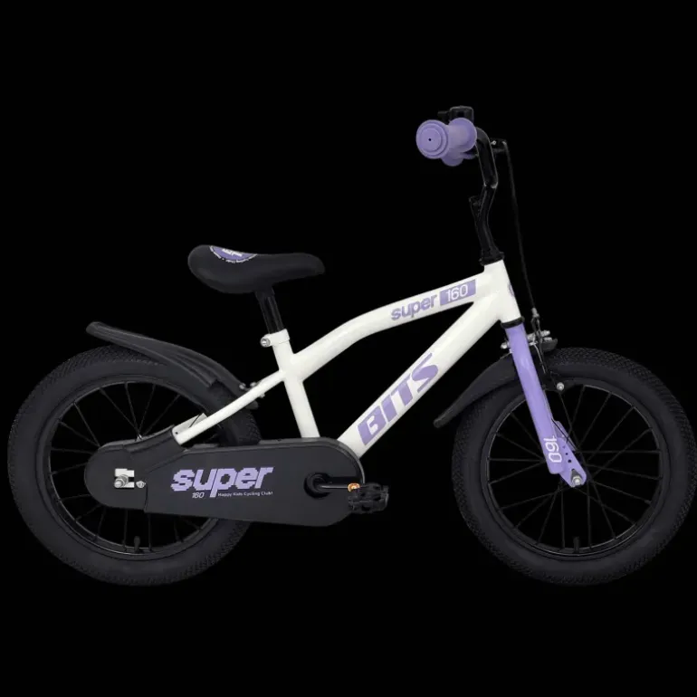 Super 16 WHITE/VIOLET 25, barncykel - Barncykel - Super 16 WHITE/VIOLET 25, barncykel