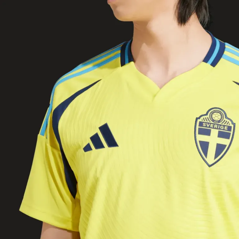 Sweden Home Jersey 2024, fotbollsdräkt, herr - Landslag - Sweden Home Jersey 2024, fotbollsdräkt, herr