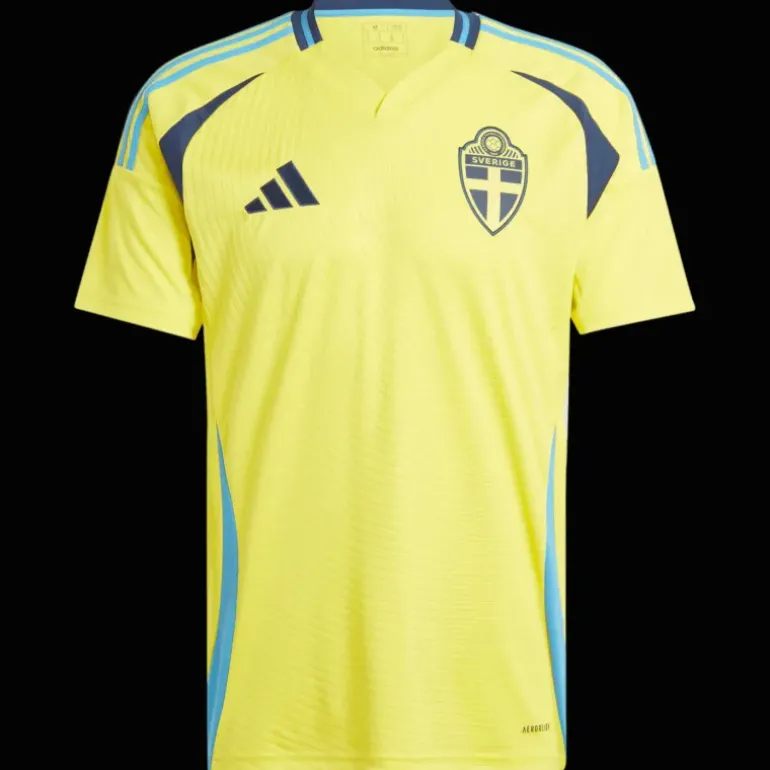 Sweden Home Jersey 2024, fotbollsdräkt, herr - Landslag - Sweden Home Jersey 2024, fotbollsdräkt, herr