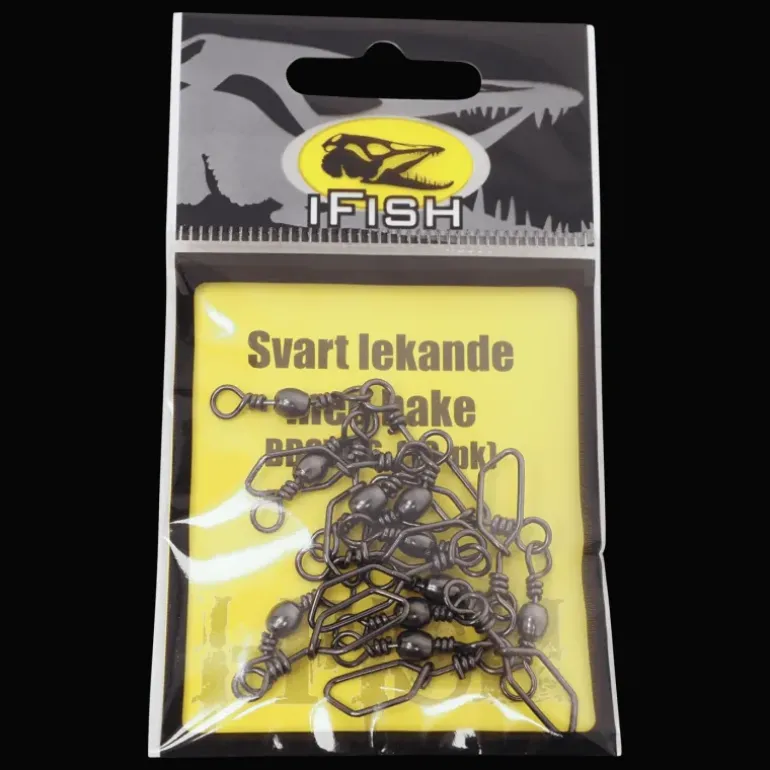 Swivel Black, snapswivel - Diverse Fiskeutrustning - Swivel Black, snapswivel