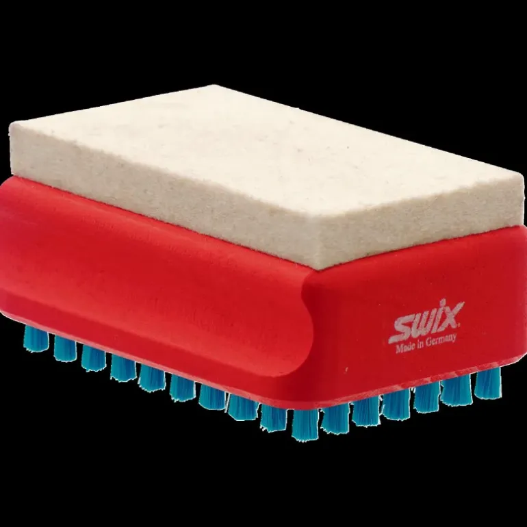 Swix Brush T0166B Brush with Felt/Nylon 24/25, Combi FeltNylon - Borste, Sickel, Kork, Struktur & Slip - Swix Brush T0166B Brush with Felt/Nylon 24/25, Combi FeltNylon