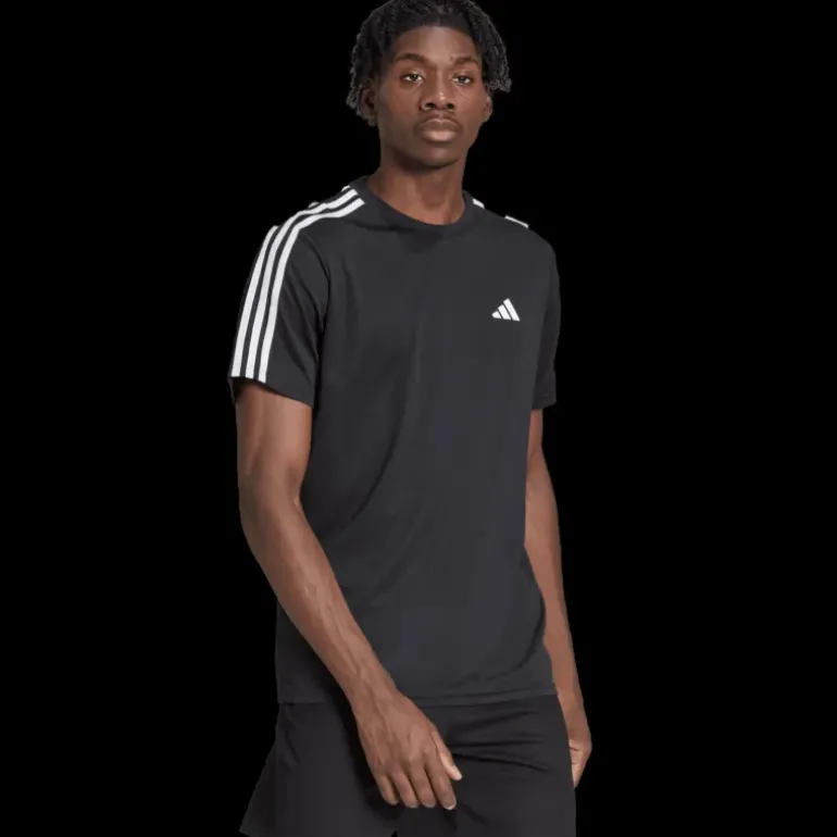 Train Essentials 3-Stripes Training T-shirt, t-shirt, herr - Tränings-T-Shirts - Train Essentials 3-Stripes Training T-shirt, t-shirt, herr