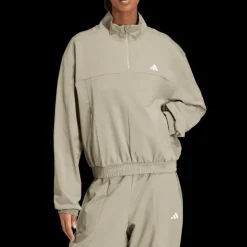 Train Essentials Woven Quarter-Zip, träningsjacka, dam - Träningströjor - Train Essentials Woven Quarter-Zip, träningsjacka, dam
