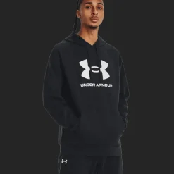 UA Rival Fleece Logo HD, huvtröja, herr - Hoodtröjor - UA Rival Fleece Logo HD, huvtröja, herr