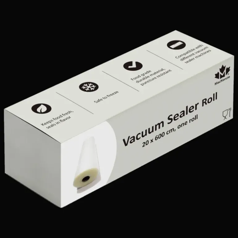 Vacuum Sealer Roll, 130my, 20x600cm, vakuumpåsar på rulle - Jaktutrustning - Vacuum Sealer Roll, 130my, 20x600cm, vakuumpåsar på rulle