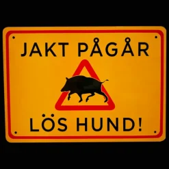 Varningsskylt Wild Boar, jaktskylt - Utrustning - Varningsskylt Wild Boar, jaktskylt