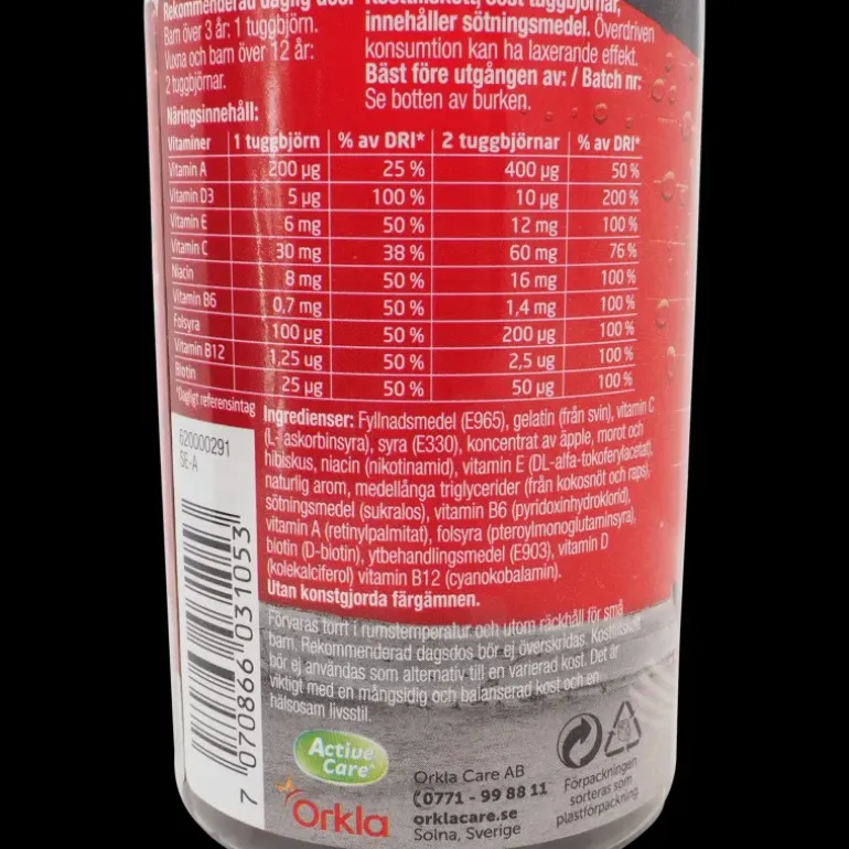 Vitaminbjörnar Colasmak, Vitaminbjörnar - Hälsokost - Vitaminbjörnar Colasmak, Vitaminbjörnar