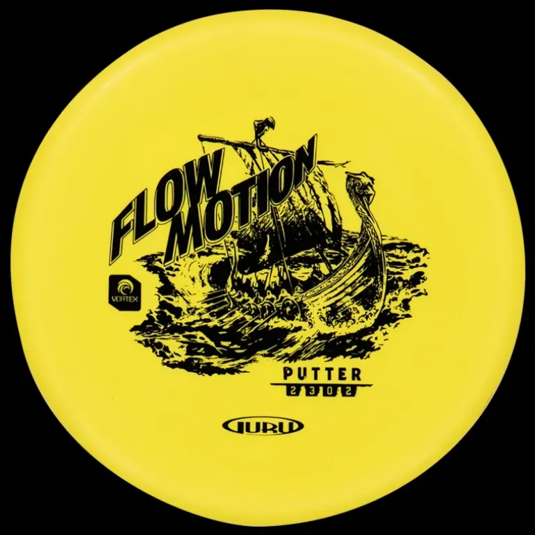 Vortex Line Putter Flow Motion, 165-170g, Yellow, putter frisbeegolf - Discgolf - Vortex Line Putter Flow Motion, 165-170g, Yellow, putter frisbeegolf