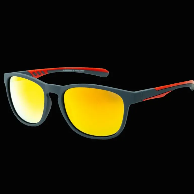 21 Waye Rubber Grey W Red Multi, solglasögon, unisex - Lifestyle - 21 Waye Rubber Grey W Red Multi, solglasögon, unisex