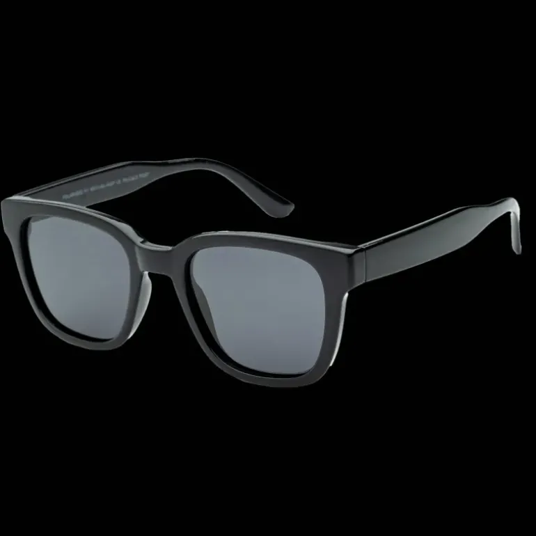 13 Waye Shiny Black Frame With Smoke Lens, solglasögon, unisex - Lifestyle - 13 Waye Shiny Black Frame With Smoke Lens, solglasögon, unisex