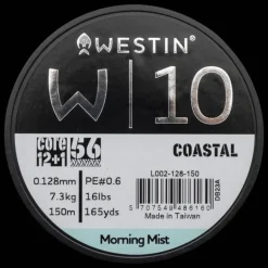W10 13 Braid Coastal 0.128mm 150m 7.3kg, fiskelina multifilament - Fiskelina- & Tafs - W10 13 Braid Coastal 0.128mm 150m 7.3kg, fiskelina multifilament