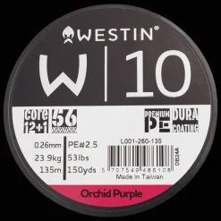 W10 13 Braid Orchid 0.26mm 135m 23.9kg, fiskelina multifilament - Fiskelina- & Tafs - W10 13 Braid Orchid 0.26mm 135m 23.9kg, fiskelina multifilament