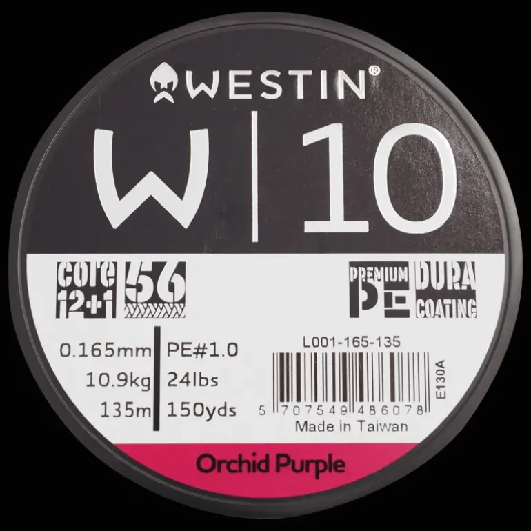 W10 13 Braid Orchid 0.165mm 135m 10.9kg, fiskelina multifilament - Fiskelina- & Tafs - W10 13 Braid Orchid 0.165mm 135m 10.9kg, fiskelina multifilament