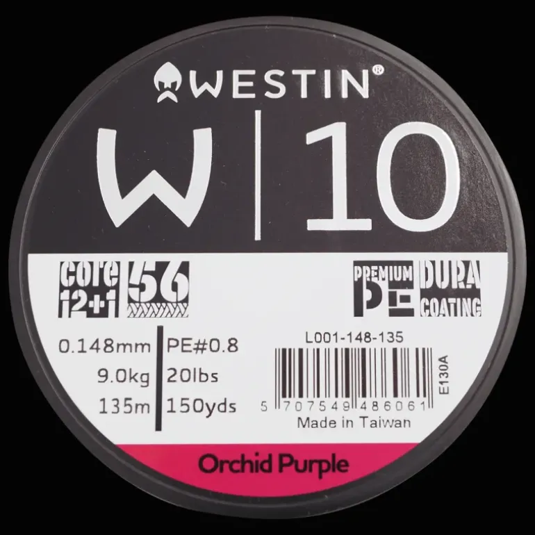 W10 13 Braid Orchid 0.148mm 135m 9.0kg, fiskelina multifilament - Fiskelina- & Tafs - W10 13 Braid Orchid 0.148mm 135m 9.0kg, fiskelina multifilament