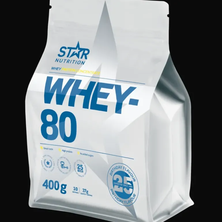 Whey-80 Birthday Flavour, proteinpulver - Proteiner - Whey-80 Birthday Flavour, proteinpulver
