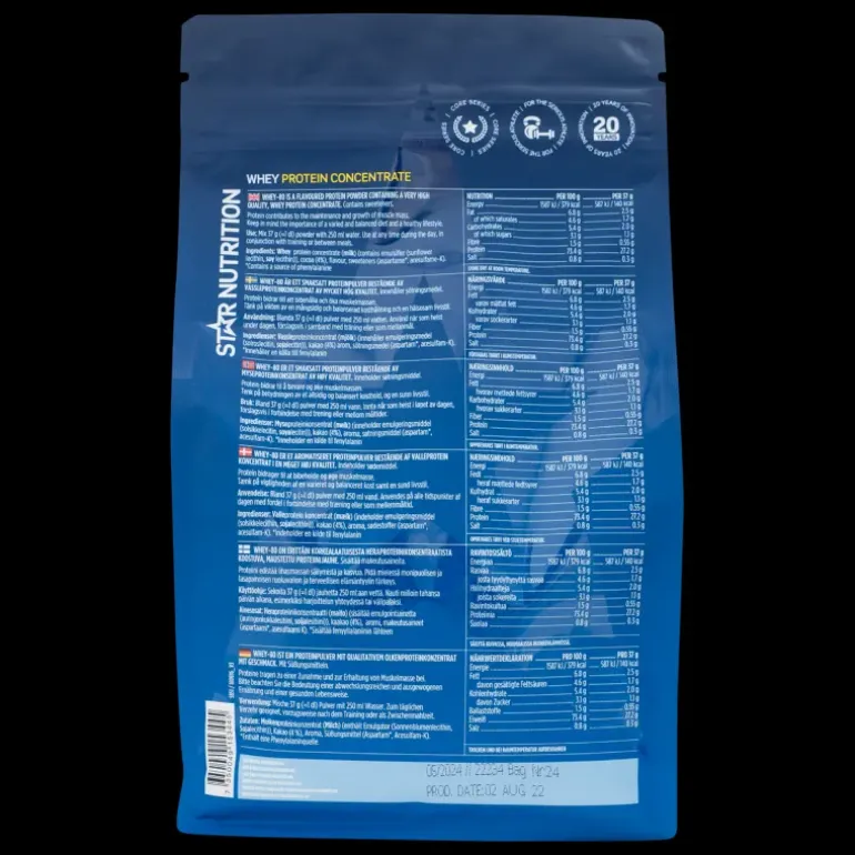 Whey-80, proteinpulver - Proteiner - Whey-80, proteinpulver