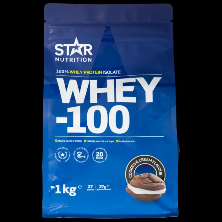 Whey 100 vassleproteinisolat - Proteiner - Whey 100 vassleproteinisolat