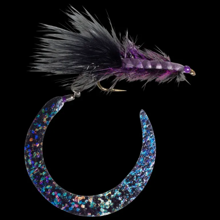 Wiggle Tail Borstmask – Svart, fluga - Flugor - Wiggle Tail Borstmask – Svart, fluga